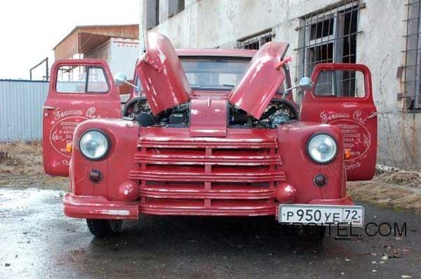 Авто самоделка пикап с кабиной ГАЗ-53: фото и описание сборки Авто самоделка пикап с кабиной ГАЗ-53: фото и описание сборки