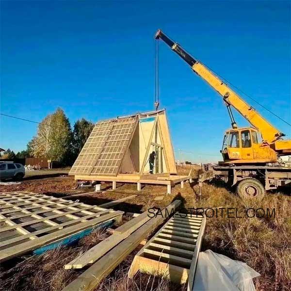 Как я построил дом A-Frame своими руками: от идеи до готового проекта Как я построил дом A-Frame своими руками: от идеи до готового проекта