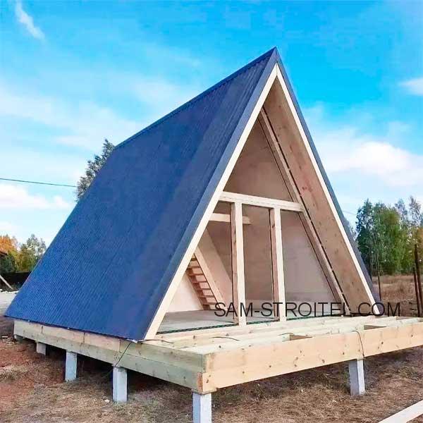 Как я построил дом A-Frame своими руками: от идеи до готового проекта Как я построил дом A-Frame своими руками: от идеи до готового проекта