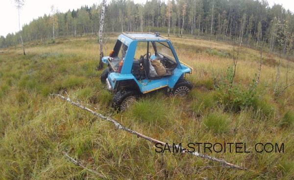 Самодельный автомобиль с 4 ведущими и управляемыми колёсами (24 фото) Самодельный автомобиль с 4 ведущими и управляемыми колёсами (24 фото)