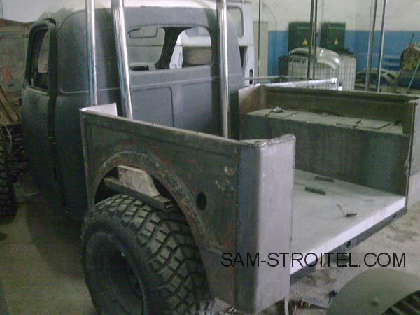 Авто самоделка пикап ГАЗ-69 с двигателем 2.3 D турбо (50 фото) Авто самоделка пикап ГАЗ-69 с двигателем 2.3 D турбо (50 фото)
