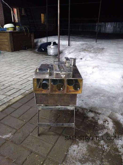 Печь для пиццы на дровах своими руками