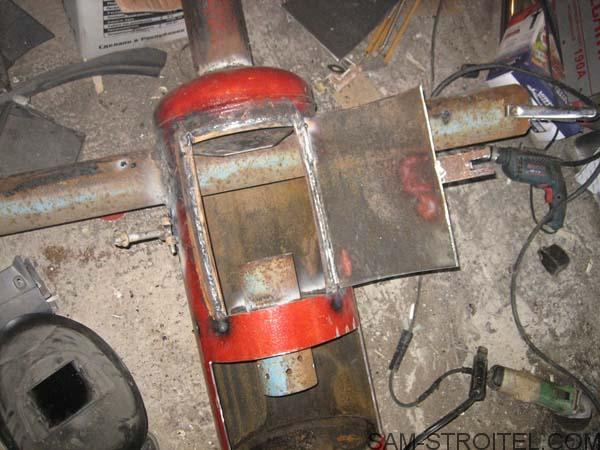 Печь на отработке своими руками из газового баллона