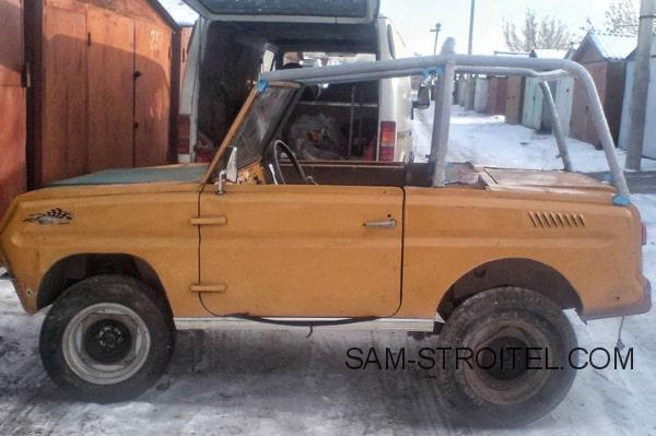 Авто самоделка внедорожник на базе СМЗ С-3Д &laquo;инвалидка&raquo;