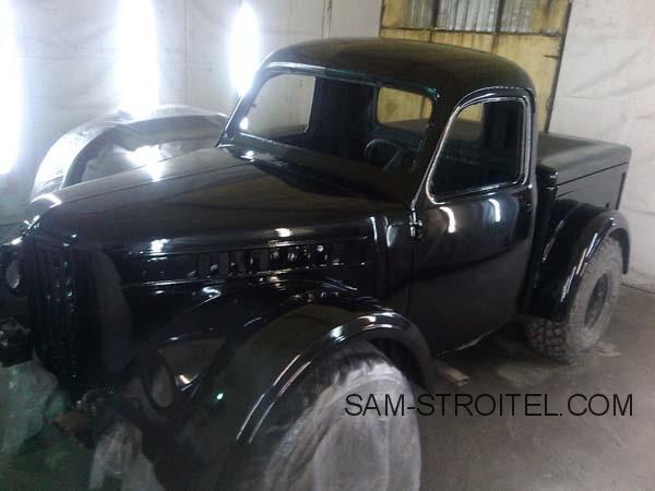 Авто самоделка пикап ГАЗ-69 с двигателем 2.3 D турбо (50 фото) Авто самоделка пикап ГАЗ-69 с двигателем 2.3 D турбо (50 фото)