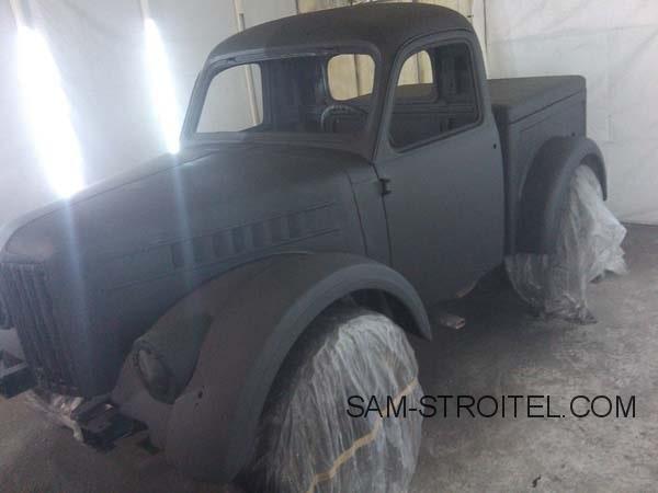 Авто самоделка пикап ГАЗ-69 с двигателем 2.3 D турбо (50 фото) Авто самоделка пикап ГАЗ-69 с двигателем 2.3 D турбо (50 фото)