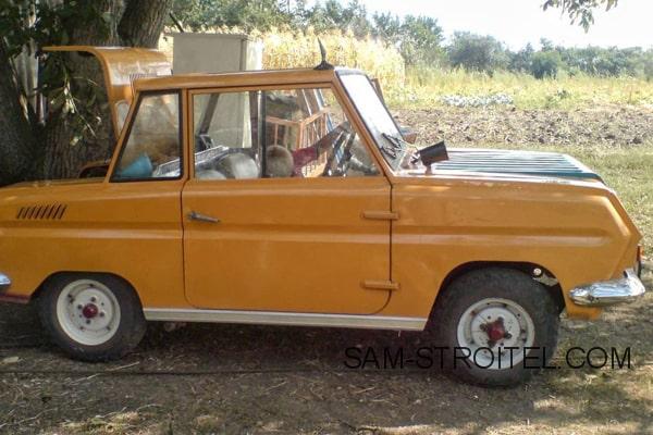 Авто самоделка внедорожник на базе СМЗ С-3Д &laquo;инвалидка&raquo;
