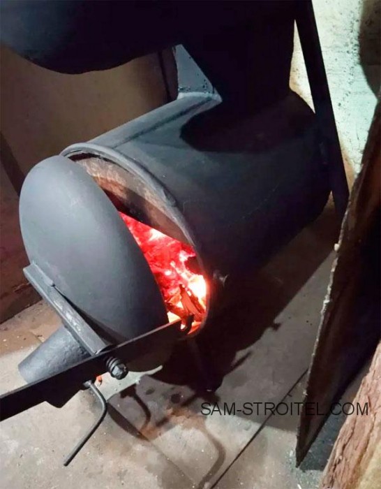Буржуйка из газового баллона: фото и описание самоделки Буржуйка из газового баллона: фото и описание самоделки