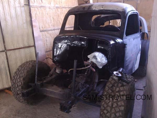 Авто самоделка пикап ГАЗ-69 с двигателем 2.3 D турбо (50 фото) Авто самоделка пикап ГАЗ-69 с двигателем 2.3 D турбо (50 фото)