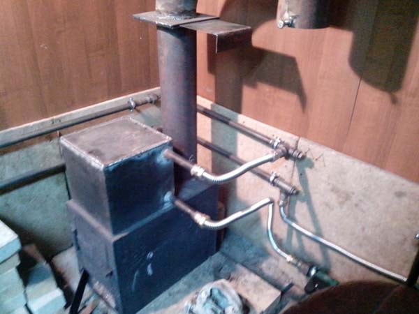Буржуйка с водяным контуром: фото и описание изготовления Буржуйка с водяным контуром: фото и описание изготовления