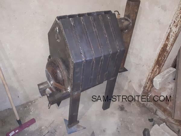 Печь в гараж своими руками из профильной трубы, по типу «Булерьян» Печь в гараж своими руками из профильной трубы, по типу «Булерьян»