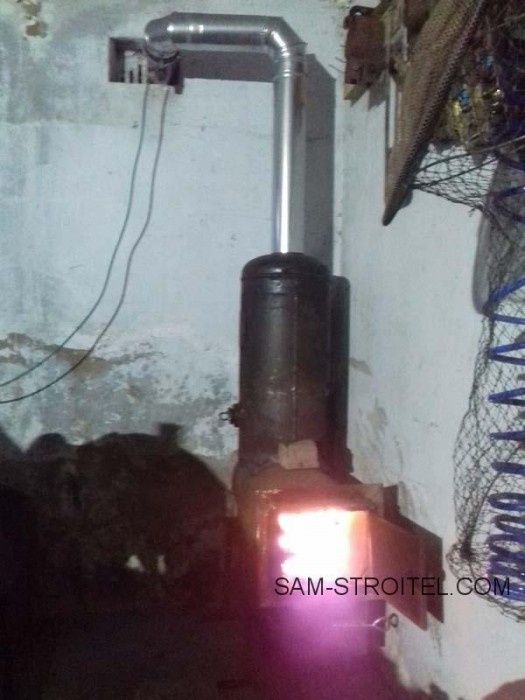 Буржуйка из газового баллона: чертежи, фото и описание