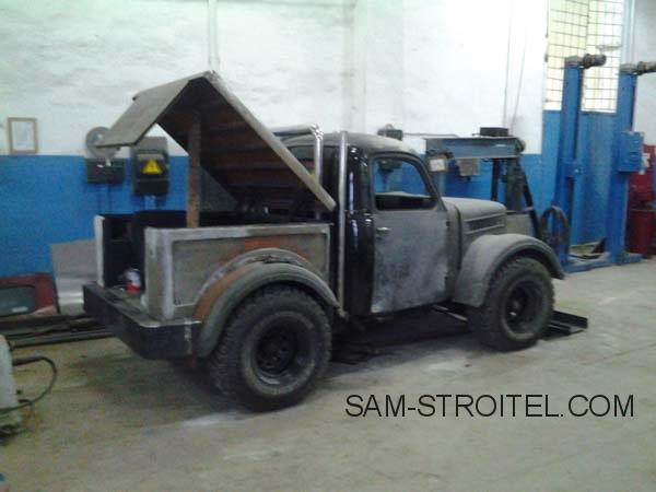 Авто самоделка пикап ГАЗ-69 с двигателем 2.3 D турбо (50 фото) Авто самоделка пикап ГАЗ-69 с двигателем 2.3 D турбо (50 фото)