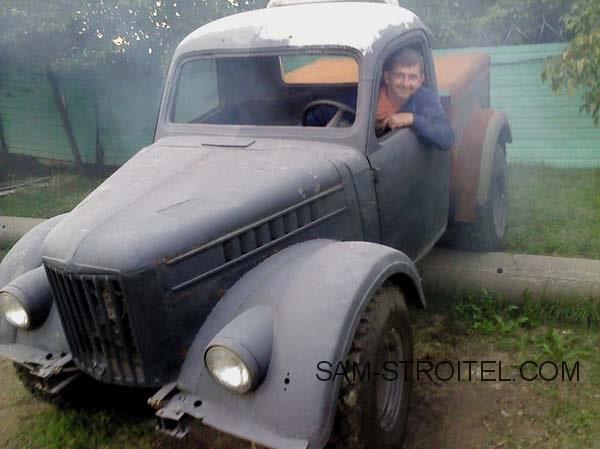 Авто самоделка пикап ГАЗ-69 с двигателем 2.3 D турбо (50 фото) Авто самоделка пикап ГАЗ-69 с двигателем 2.3 D турбо (50 фото)
