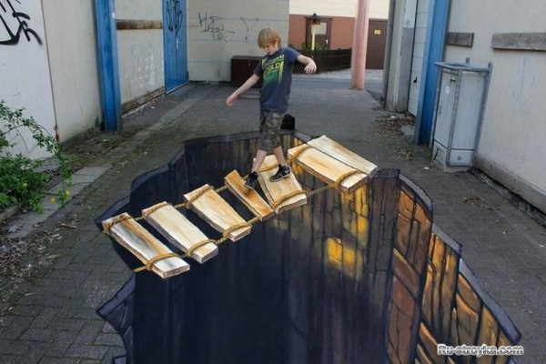 Полы из керамической плитки с применением 3D. Полы из керамической плитки с применением 3D.