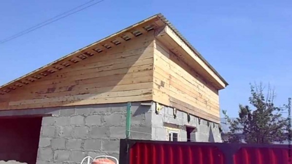 Подробное руководство по выполнению подшивки односкатной крыши Подробное руководство по выполнению подшивки односкатной крыши