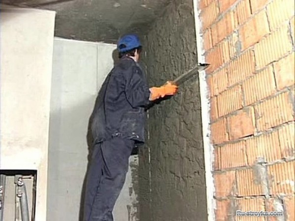 Отделочные работы. Штукатурка.