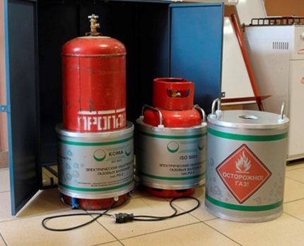Как утеплить газовый баллон на улице зимой: лучшие способы утепления