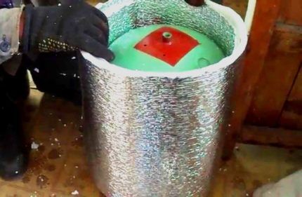 Как утеплить газовый баллон на улице зимой: лучшие способы утепления
