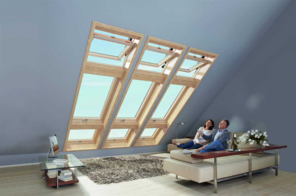 Мансардные окна Velux из Дании: виды, размеры, установка и цены
