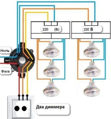Как подключить диммер: возможные схемы + инструктаж по подключению своими руками Как подключить диммер: возможные схемы + инструктаж по подключению своими руками