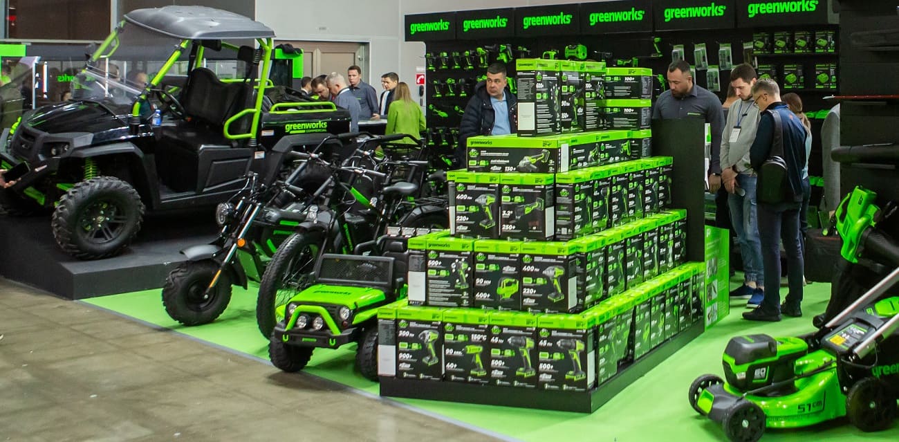 Greenworks удивил MITEX 2025 новыми электромашинами