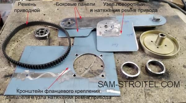 Ленточно-дисковый шлифовальный станок своими руками: чертежи, фото изготовления