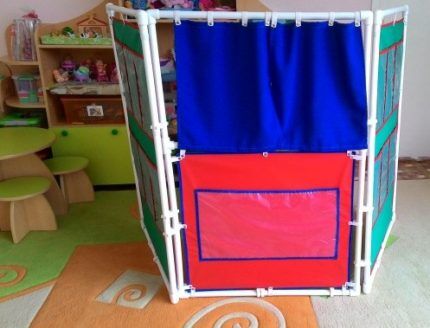 Ширма из пластиковых труб: виды перегородок + пошаговая инструкция по изготовлению Ширма из пластиковых труб: виды перегородок + пошаговая инструкция по изготовлению
