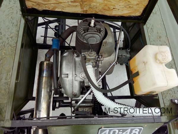 Самодельный мини автомобиль с двигателем от мотороллера Самодельный мини автомобиль с двигателем от мотороллера