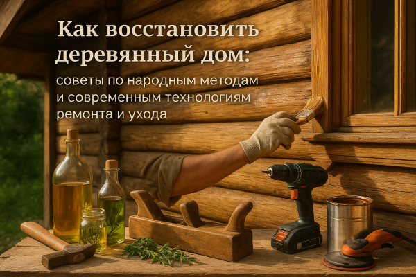 Как восстановить деревянный дом: советы по народным методам и современным технологиям ремонта и ухода