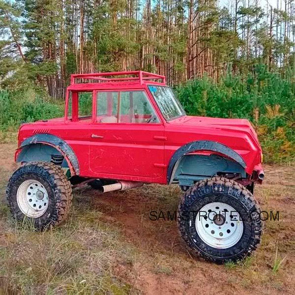 Самодельный автомобиль &ldquo;Инвалидка&rdquo; с полным приводом (12 фото)