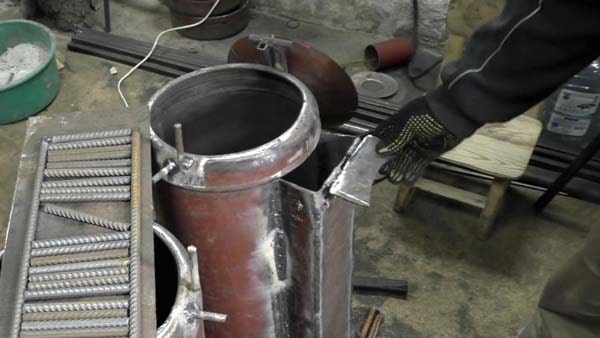 Печь из газовых баллонов сделанная своими руками Печь из газовых баллонов сделанная своими руками