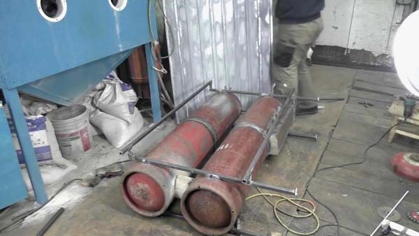 Печь из газовых баллонов сделанная своими руками Печь из газовых баллонов сделанная своими руками