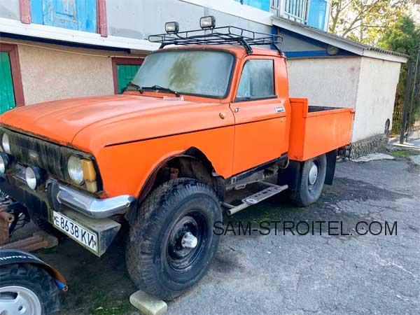 Самодельный автомобиль пикап с полным приводом 4&times;4, сделанный своими руками