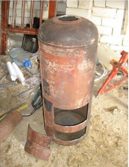 Буржуйка из газового баллона: пошаговые фото Буржуйка из газового баллона: пошаговые фото